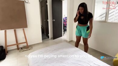 Colombiana teen with big ass gets fucked raw and ruined hard