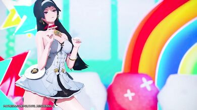 Astra Yao absolutely destroyed her big ass and tits dancing raw cum gutters MMD LILAC