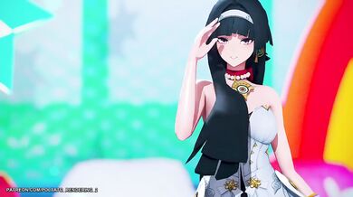 Astra Yao absolutely destroyed her big ass and tits dancing raw cum gutters MMD LILAC
