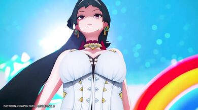 Astra Yao absolutely destroyed her big ass and tits dancing raw cum gutters MMD LILAC