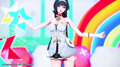Astra Yao absolutely destroyed her big ass and tits dancing raw cum gutters MMD LILAC