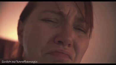 Redhead Bound Hands Teased to Screaming Orgasm