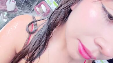 Culona colombiana destroyed with dripping wet pussy and big ass
