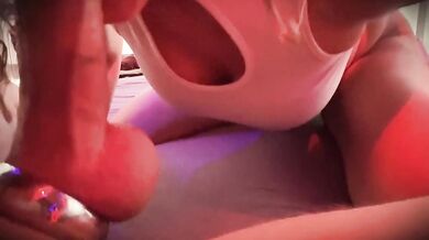 Amateur SLUT with E-cup tits destroyed in summerhouse POV fucked hard
