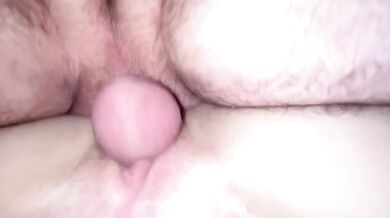 He keeps it so hard while she gets fucked doggy style