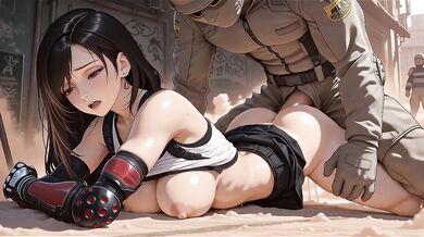 Tifa Lockhart Hentai XXX Final Fantasy 7 Raw Big Tits Cartoon Porn