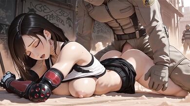Tifa Lockhart Hentai XXX Final Fantasy 7 Raw Big Tits Cartoon Porn