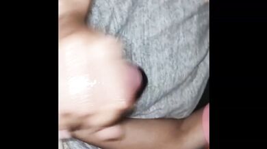 She massaged my dick stress gone cum dripping handjob