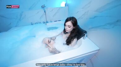 Delivery guy fucks hot tub girl hard in pinkloving POV