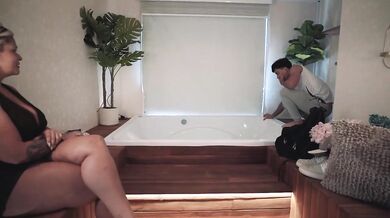 MILF 50 Cheats with Sauna Tech 20 Destroys Husband