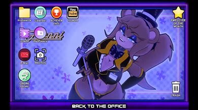 Fap night at Frenni's club with animatronic dick trashed by transgender big dick hentai game