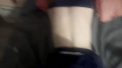 Blonde cop in uniform cuffed screaming rough POV big dick raw no condom