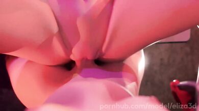 Catwoman and Tracer POV creampie compilation cartoon fuck animation