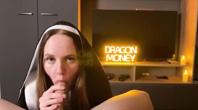 Nun’s sinful confession mouth serves deep with hot dirty talk