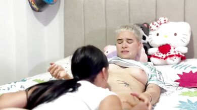 Alexa gets drenched devouring her latina lover scissoring to screaming orgasm