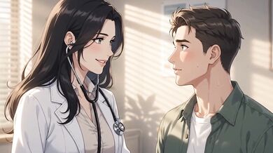 Doctor’s touch turns stepmom into desperate whore