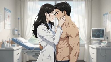Doctor’s touch turns stepmom into desperate whore