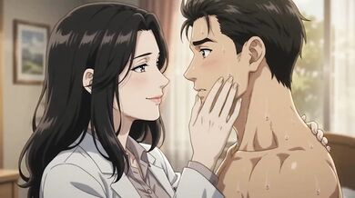 Doctor’s touch turns stepmom into desperate whore