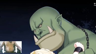 Huge milf destroyed by orc gang brutal creampie rough bdsm