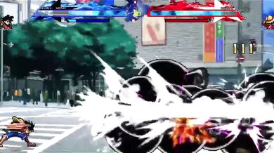 Goku vs Luffy brutal anime battle spills cum