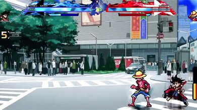 Goku vs Luffy brutal anime battle spills cum