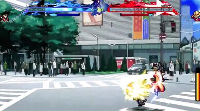 Goku vs Luffy brutal anime battle spills cum