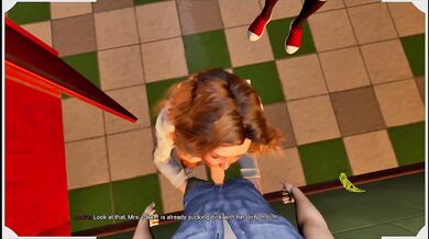 Miss Parker’s tight dress ruined the classroom her little office whore tease