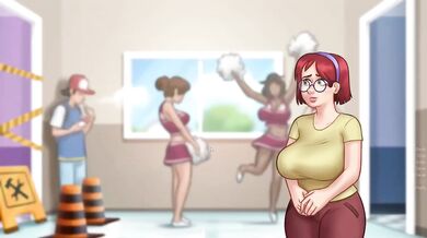 Summertime Saga part 5 big tits stepmom full hentai cartoon parody