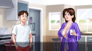 Jenny's Big Tits ruined her stepson in this lewd parody saga part 6