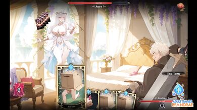 Aura 2 Lust of the Gods Heliad Fucks Ebony Goddess in Hentai Game