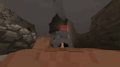 Reverse gangbang with 3 goblins in a cave POV blowjob