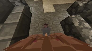Reverse gangbang with 3 goblins in a cave POV blowjob
