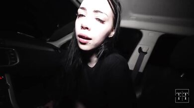 Caught on highway 4K tim team big dick sloppy teen throat fucked and swallowed