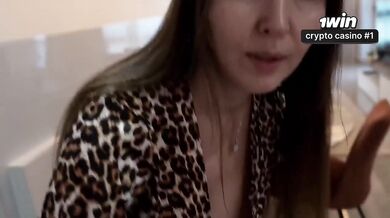 Stepmom Knows How to Calm His Nerves raw doggy blowjob big tits creampie