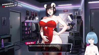 Hentai Vtuber gameplay destroys next girl raw sloppy anime cum