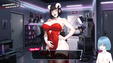 Hentai Vtuber gameplay destroys next girl raw sloppy anime cum