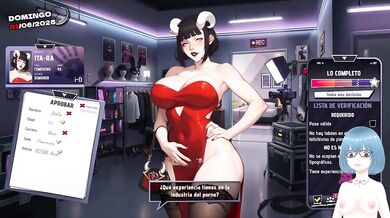 Hentai Vtuber gameplay destroys next girl raw sloppy anime cum
