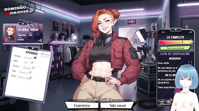 Hentai Vtuber gameplay destroys next girl raw sloppy anime cum