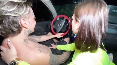 My Girlfriend Cums So Hard She Can't Wait To Get Home Cuckold POV