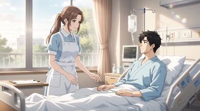 Nurse’s naughty treatment finger fucks patient raw hard fast