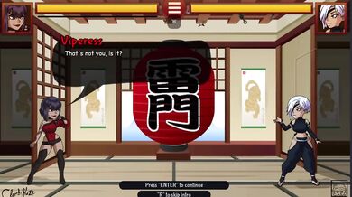 Being the best sexy ninja masturbates until orgasm in hentai gameplay