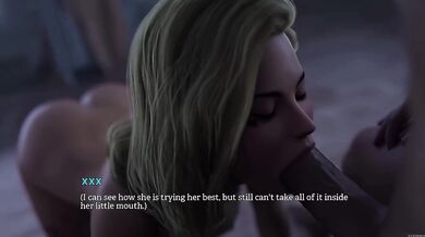 The Beach House #13 PC gameplay savage bdsm visual novel she gets FUCKED raw