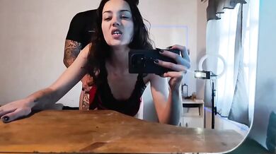 POV rough sex big cock stretches wet pussy raw fucking