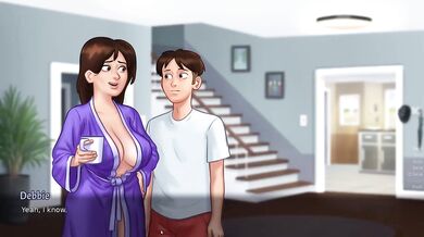 Summertime Saga part 4 big tits huge ass MILF stepmom ruined