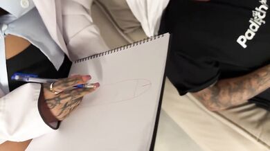 Psychologist worships Asian teen balls deep while she gags on his thick cock