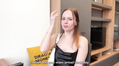 Step aunt gives her 18th birthday gift deep inside raw creampie
