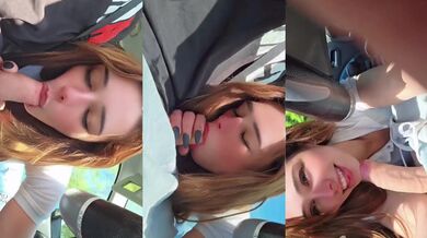 Milf car blowjob destroyed french raw deep throat gushing