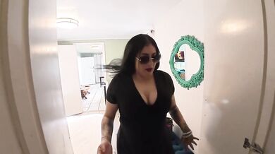 Big cock surprises closet latino slut in deep throat blowjob