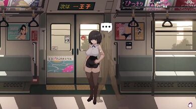 45番電車 sex scene 3 big tits creampie japanese hentai animation