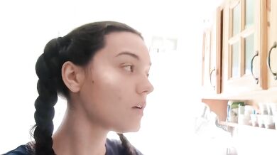 Paying the painter with a deepthroat blowjob POV